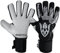 Keeperking Torwarthandschuhe für Erwachsene Fußballhandschuhe Herren Innennaht Profi Grip 4mm Fester Sitz Unisex Jonior (9, Q-Black-Neg)