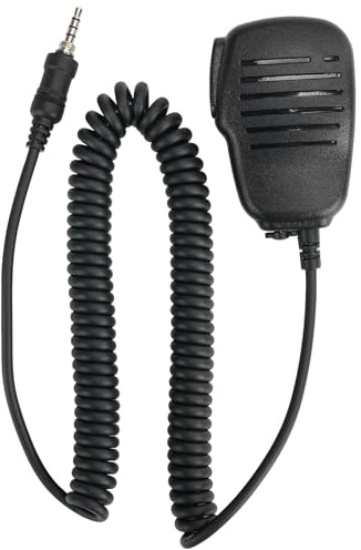 Retevis Radio Speaker Hand Microphone 3.5mm, Compatible with RM01/RT55/RA26 Marine Walkie Talkie (1 piece)