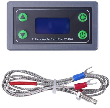 XY-WT04 Termostato Alta Temperatura Digitale,-99-999 Gradi con 1 m Tipo K Thermocouple Sensore Temperature Display LCD Controller Interruttore Relè 10A