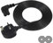 TV power cable - UK 3PIN Plug to Right Angled 90 Degree IEC C7 Figure 8 UK Plug mains Power Cable - Compatible for PS5, Xbox Series X, Smart LED T, Samsung, LG, Sony TV (Black 5M)