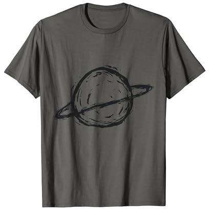 Planet Saturn Ringe Vintage Weltraum Saturn Planet T-Shirt