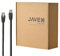 JAVEX Cat6 FTP Outdoor Ethernet Cable, 23AWG CCA Patch Cord, 50m, Black