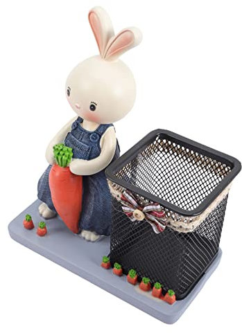 PLAFOPE Organisateur De Bureau Forme De Lapin Pot à Décoratif Rangement Pratique Pour Et Fournitures De Bureau Pour Maison
