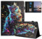 DayQiQiPu Case for Amazon Fire HD 8 (8 Inch, 6th/7th/8th Gen, 2016/2017/2018) PU Leather Pussycat Pattern Flip Card Slots Holder Stand with Auto Wake/Sleep Protective Cover,05