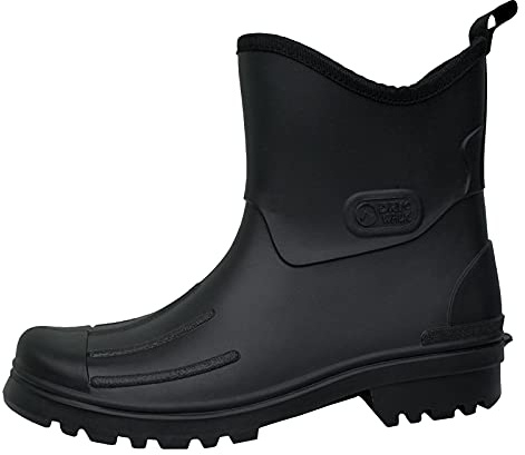 Bockstiegel Herren Gummistiefel Regenstiefel Kurzstiefel Peter, Farbe:Schwarz, Schuhgröße:EUR 47, Artikel:-9000 schwarz