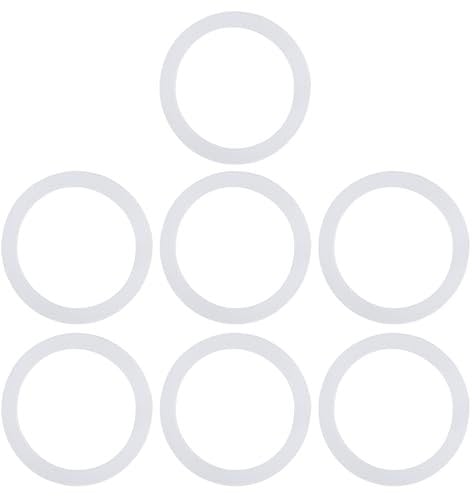 ZHENGCI Thermos Cup Seal Pack of 7 Sealing Rings Set Silicone Seal for Travel Mug 0.36 Litre Travel Mug 0.5 Litre