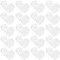Gadpiparty 20St Feste Halterung für den Kleiderschrank Messbecher Pinnwand Dekoration LED-Kits Glasplatte Halter Transparent Halterungen Schrankhalteklammern Möbelhalterungen Acryl