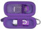 Étui de rangement pour clé USB compatible avec SanDisk/Samsung/pour lecteur flash PNY, clé mémoire, lecteur flash Thumb Drive, étui de stockage de données, 16/32/128 Go (violet foncé)