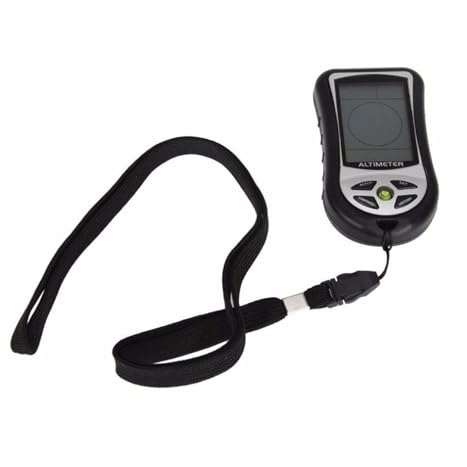 Pocket Höhenmesser, digitaler Höhenmesser 8 in 1 Handheld Barometer