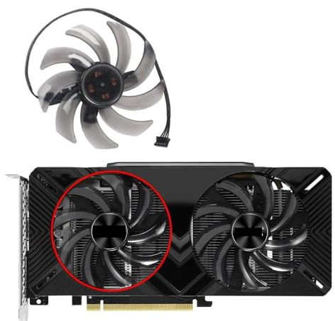 85MM FDC10H12S9-C GTX1660 Video Card Fan For GTX 2070 2060 1660 Ti Graphics Card Cooling Fan Computer cooling part(Fan A - DIY)