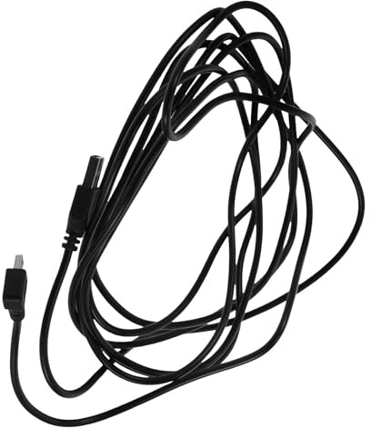 Mipcase USB Stromkabel V3 Gerades Micro USB Ladekabel 3,5m mit 90° winkelstecker für Auto Dvr Dashcam Flexibles Netzteil für Armaturenbrett Kamera