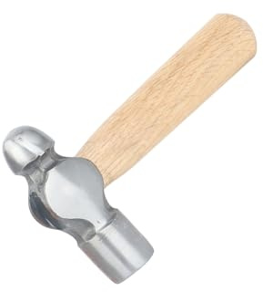 Schlagfester Hammer aus Hartstahl mit ergonomischem Holzgriff für präzises Arbeiten in 4 Mehrzweckausführungen Ergonomischer Hammer mit Holzgriff