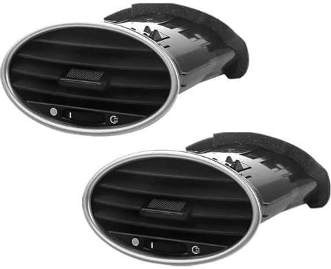 CA Aire Instrumentos Conjunto Salida Rejilla Ventilación Aire Acondicionado Central Tablero Delantero Automóvil 4M51A014L21AD Compatible Con Ford Para Focus MK2 2005-2010 2011 2012 2013(2PCS)