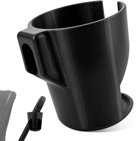 Cybex barnvagnsmugghållare - flask- och kaffeorganisatör för Cybex Beezy, Priam, Gazelle S, Mios, Cup-hållare för barnvagn för promenader och resor
