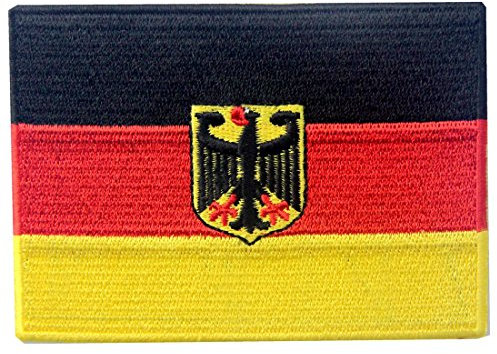 Bundesdienstflagge Bundesdienstflagge Bestickter Aufnäher Deutschland Adler