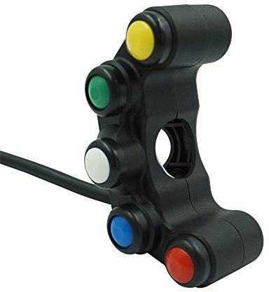22mm Motorrad Schalter Hupe Blinker Fernlicht Abblendlicht Scheinwerfer Schalter Motorrad Lautsprecher Druckknopf