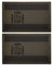 Parche reflectante de bandera IR de España, parche militar táctico moral, emblema, parches para coser en ropa, mochila, accesorios (CP negro)