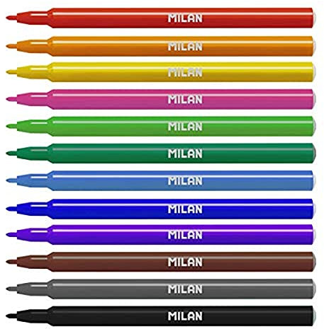 MILAN Caja 12 rotuladores punta fina (06F12)