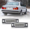 2 x Canbus fehlerfreie LED-Kennzeichenbeleuchtung für B-MW M5 E34 Limousine 1988-1995 E32 Limousine 1987-1994 Xenon Weiß LED Tag-Lampe OEM: 63-26-1-378-056