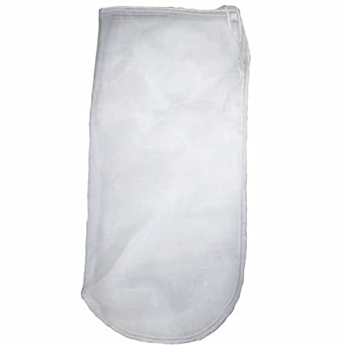 1 confezione da 1 filtro a rete monofilamento in nylon con coulisse 50/100/300/500 micron, apertura da 10 pollici di lunghezza 32 pollici, sacchetti filtro liquidi grandi (300 micron 25,4 x 81,3 cm)