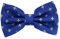 Tony & Paul. Noeud papillon noué. Fleurs de Lys - BOURBON, Soie. Motifs. FABRIQUE EN ITALIE.