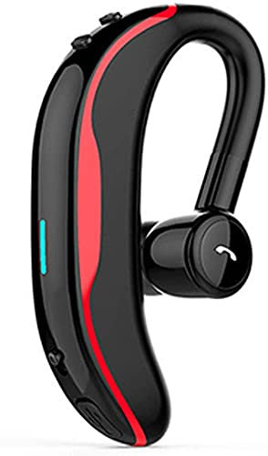 LIIAV Wireless Earbuds Bluetooth Headphones, Ear-hook Headphones, Wireless Earbuds Subwoofer Earphones Noise Cancelling Lightweight Sweatproof for Gym/Running/Workout In-Ear Headsets (Color : Red)