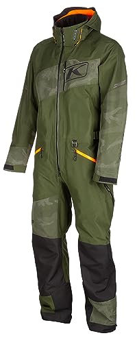 KLIM Ripsa Schneemobil-Anzug, Gore-Tex, nicht isoliert, Größe S, Grün (Kombu Green), Schwarz