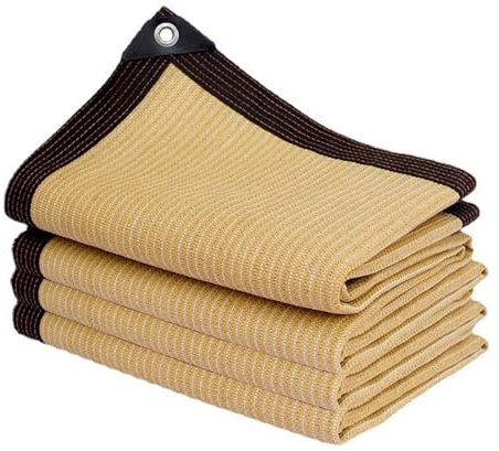 PanHuiWen Voile Ombrage 5x5 Carré Mat Voile D'Ombrage 5x5 Toile Ombrage AjouréE pour Jardin, Pergola, Terrasse,5x5m