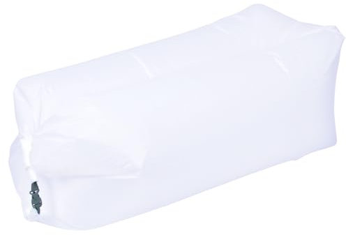 ZTOONE Gonfiabile Divano Sdraio, Lettino Air Sofà Mare Materassino con Pacchetto Portatile per Interni o Esterni, Viaggi, Campeggio, Spiaggia Giardino, Piscina(Bianco)