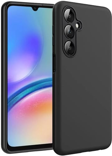 CoolGadget Handyhülle für Samsung Galaxy A25 5G Ultradünn Matt TPU Schwarz | minimalistisch schlank, erhöhter Kamera und Display Rahmen, flexibles Soft Case, präzise Aussparungen, stylisch