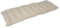 FRANK FLECHTWAREN Bankauflage Beige, dick gepolstert, Ziersteppung, 100% Baumwolle, Füllung 100% Polyester Maße: 40 x 120 cm