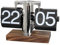 Baoblaze Flip-Tischuhr, automatische Seitenumblätteruhr, Retro-Flip-Down-Uhr, Tischuhr, mechanische Flip-Uhr, Edelstahl 24h