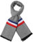sy soul young Herren Herbst Baumwolle kariert Schal- Winter Jungen Warm Lange Scarf mit Luxuriöse eschenkbox(Hellgrau mit Streifen)