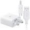 pluX Fast Charger Plug and Cable Compatible for Huawei P30 P20 P40 Lite Pro, Mate 20 Pro Lite 10, Nova 5T/8i/9, Honor 20/50/10/V20