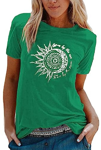 Weihnachtsshirt Damen t-Shirt Regenbogenfarben Damen Bluse weiß Damen s Damen Oberteile Sommer Damen Tunika kurz Sport Damen Oberteil Yoga top Bustier Damen Blazer Weiss Damen