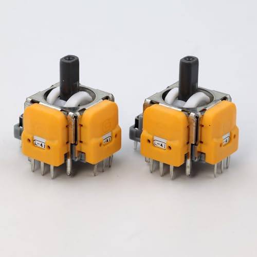 FOXMIND 2PCS 3D Analog Hall Effect Joystick for PS5 Controller 120GF/1.2N NEW Upgraded V3.0 V4.0 Version (V4.0)