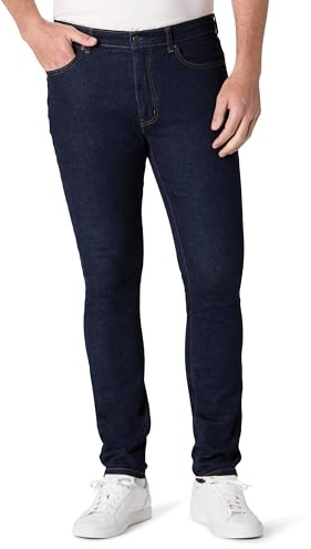 Amazon Essentials Jean Coupe Skinny à Élasticité Moyenne Homme, Rincé, 36W / 28L