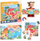 Magnetpuzzle Dinosaurier, 97 Teile Kinderpuzzle Ab 3 Jahre, 3-in-1 Magnetische Puzzle für Kinder, Magnet Puzzle Ab 3 Jahre für Kinder im Autofahrt Flugzeug, Kindergeburtstag Geschenke