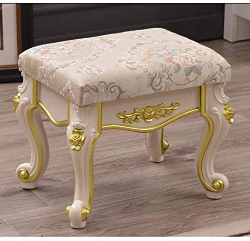Schminktisch Bank Quadratisch Schminktisch Hocker Schminktisch Polsterbank Klaviersitz Bank im Schlafzimmer Badezimmer Sitzhöhe 37 cm kräftige Freundschaft Jahre