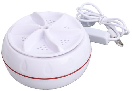 FILFEEL Mini Portable Washing Machine USB Powered Turbine Washing Machine Compact Laundry Solution for Travel Camping Dorm Home Use Efficient Cleaning for Small Clothes ABS Mater