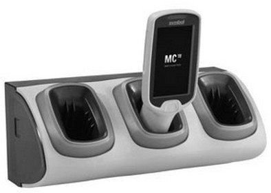 Zebra CRD-MC18-3SLCKH-01 3-Slot HD Locking Charging Cradle for Motorola MC18