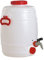 Graf Getränkefass Rund 30 Liter mit Messing Auslaufhahn 3/4