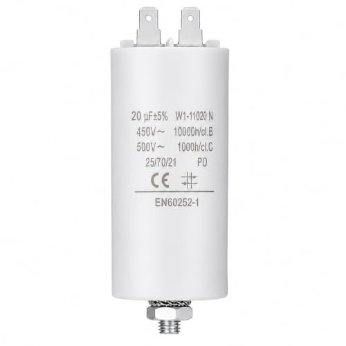Condensateur de démarrage pour moteur électrique 450 VCA 20 uF