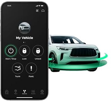 MPC Smartphone-App – Fernstart-App mit Ihrem Smartphone – mit 1 Jahr Service – für die meisten Fernstart-Kits – nur Continental U.S.