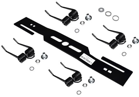 Scarifier blade Lawn mower blade Moss remover + 4 x hardened double spring