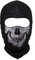 Innturt Stoff-Geistermaske, Sturmhaube, Totenkopf-Kapuze, grau, One size