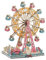Holz Riesenrad 3D Holzpuzzle Holzbaukasten für Geburtstagsgeschenk