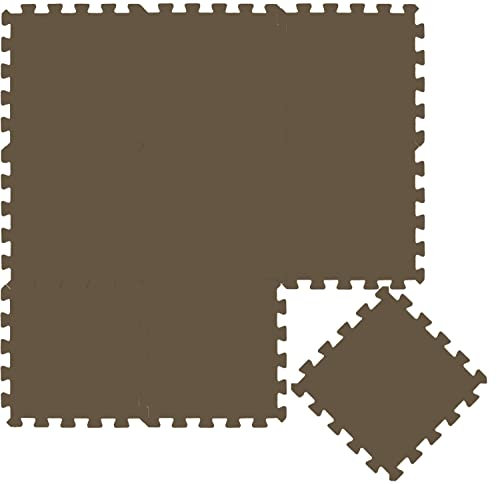 LittleTom 9 Teile Spielmatte Baby Puzzlematte ab Null - 30 x 30 cm Krabbelmatte Bodenmatte Kinder - Puzzle Teppich Kinderzimmer Matte - Outdoor Bodenschutzmatte Spielteppich - EVA Schaumstoff Isomatte