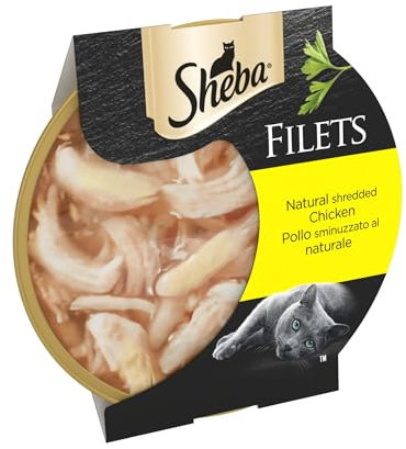 Sheba Fillets Cat Food Tray with Chicken in Gravy 60g
