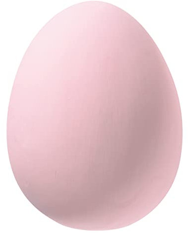 Osterei Deko-Osterei Osterdeko Deko-Ei Osterei XL matt 30cm lang rosa